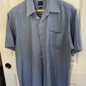 Arrow Blue and White Dress Shirt Classic Style